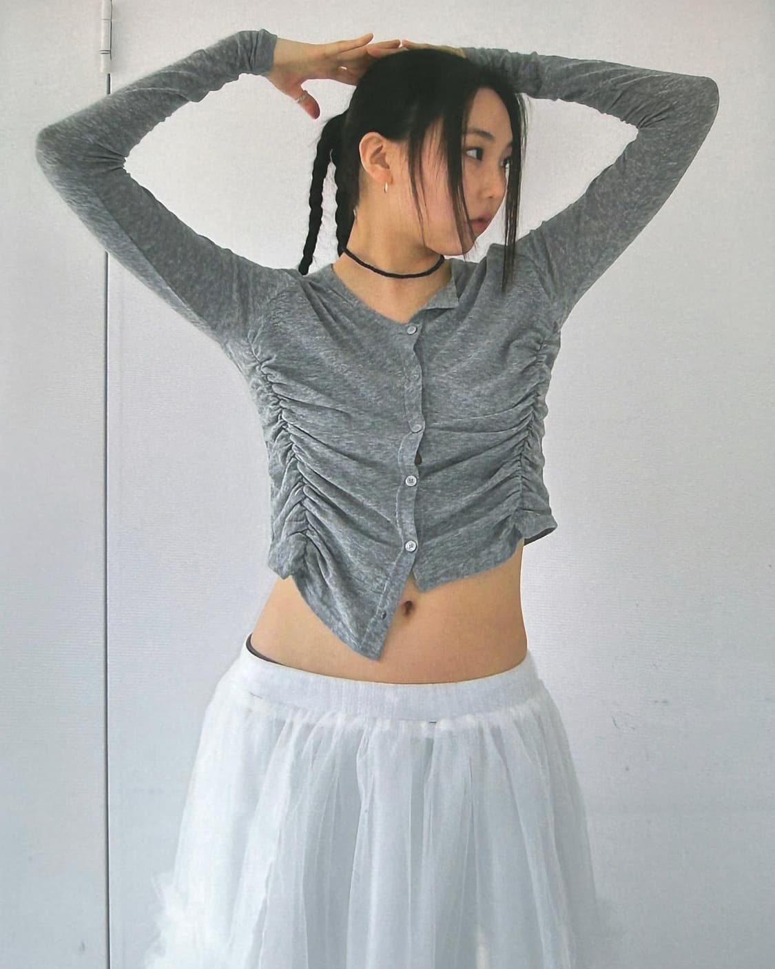 르노우 메이드 가디건 + 스커트 세트 상품이미지3