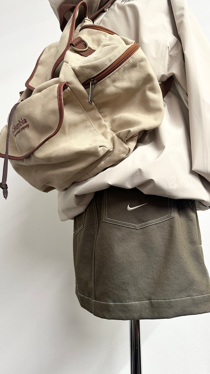 XL 노스페이스 아이보리 바람막이 드라이벤트 상품이미지3