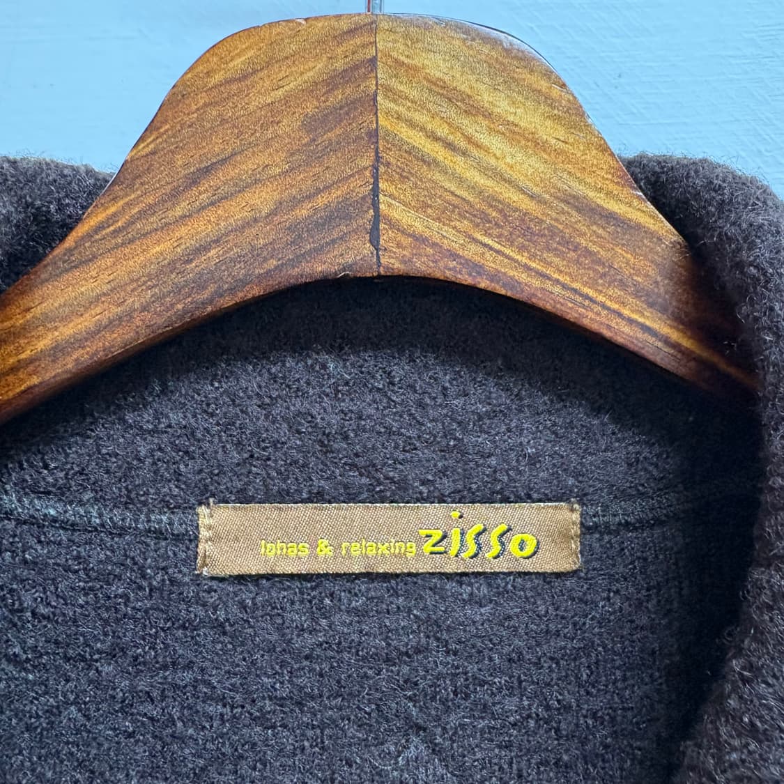 zisso 브라운 울 패치 모리걸 페어리 자켓 JPN 상품이미지2