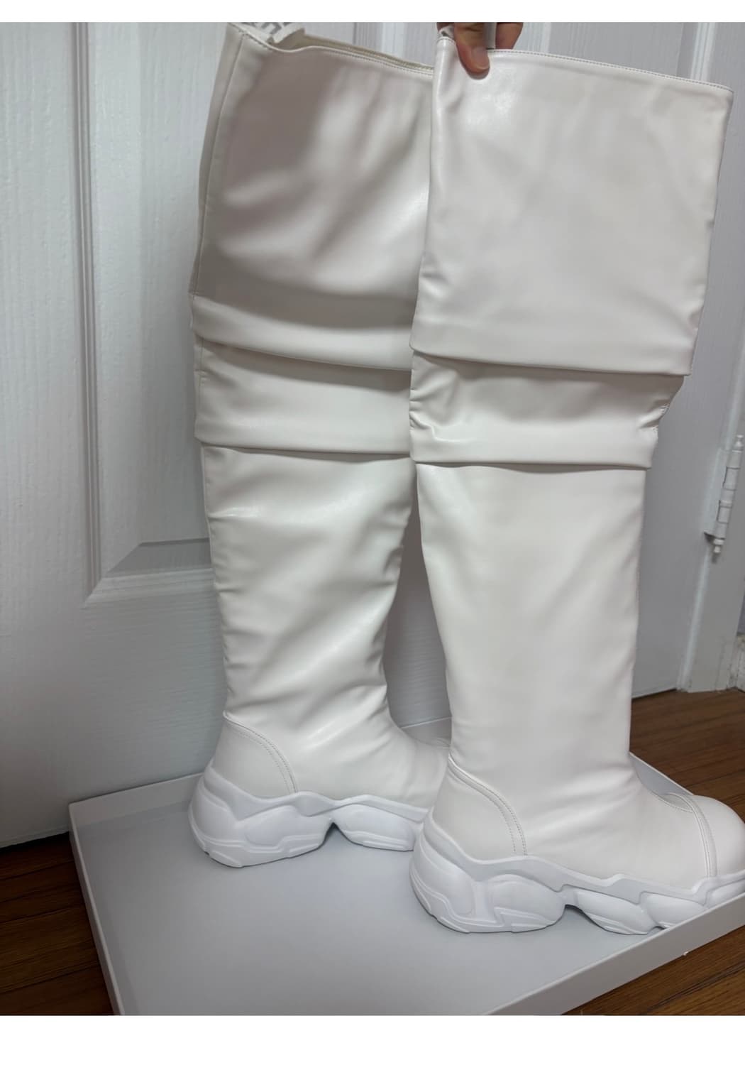 LEEY 와이이이엘 leey 부츠 PLATFORM HIGH BOOTS 상품이미지4