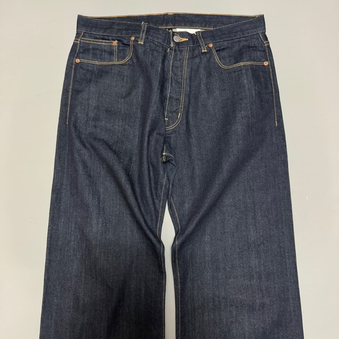 AMERICAN RAGCIE 인디고블루 페이드리스 루즈 스트레이트 데님 상품이미지8