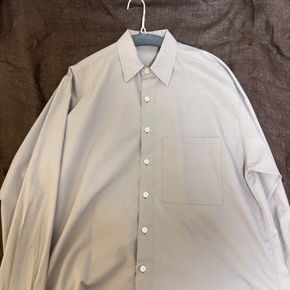 오라리 빅트윌 셔츠 라이트 브라운 4 상품이미지2