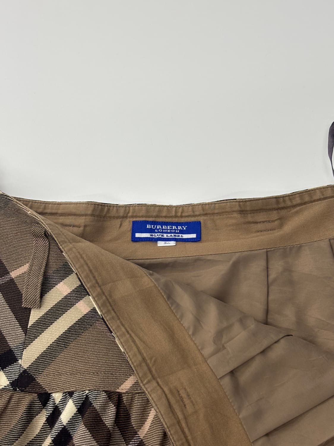 Burberry 버버리 노바체크 울 플리츠 스커트 상품이미지6