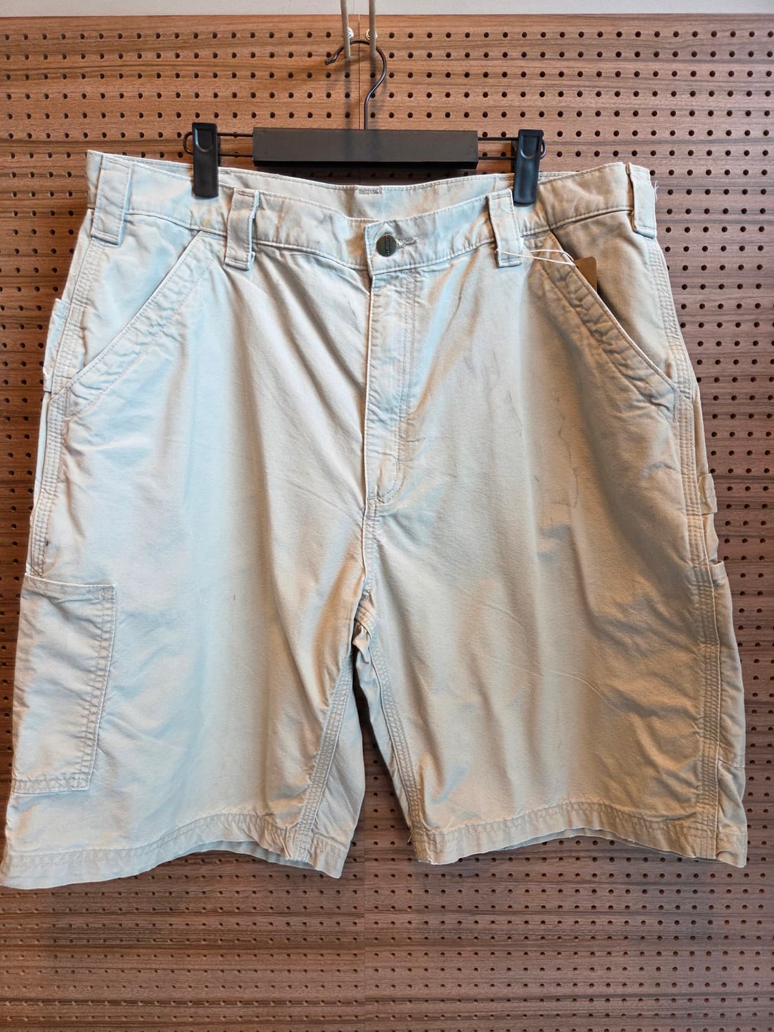  칼하트 B147 캔버스 카펜터 쇼츠 탄(TAN,베이지색) 상품이미지2