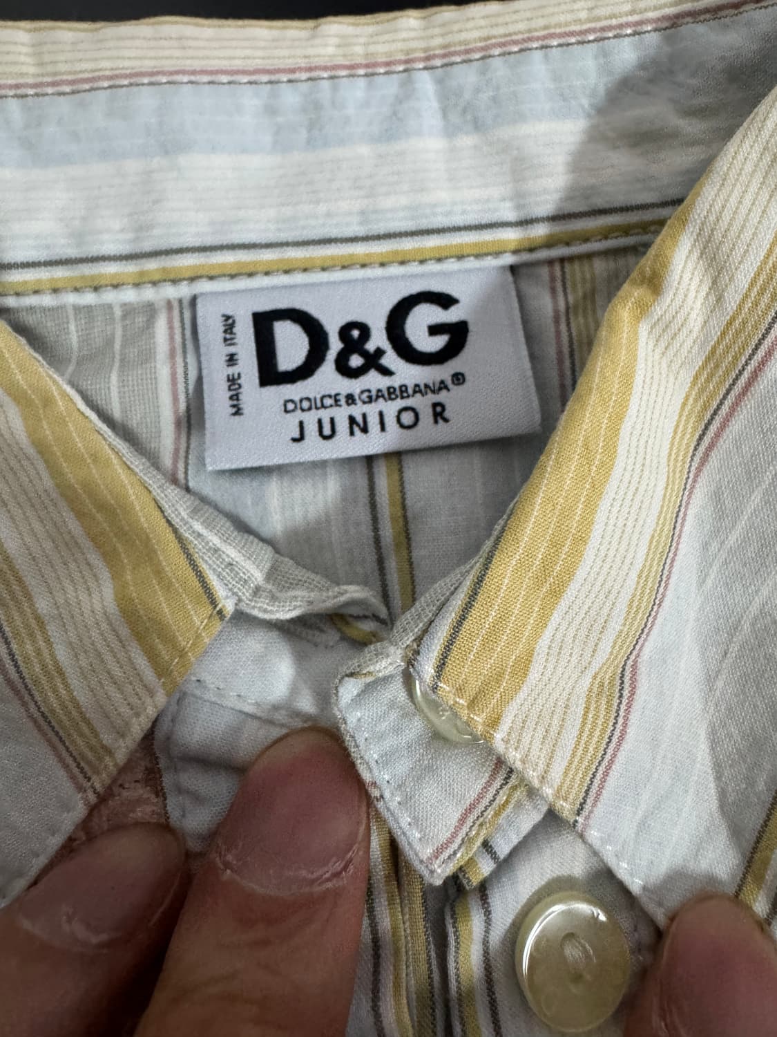 정품!! 돌체앤가바나 키즈 스트라이프 셔츠 128 상품이미지3