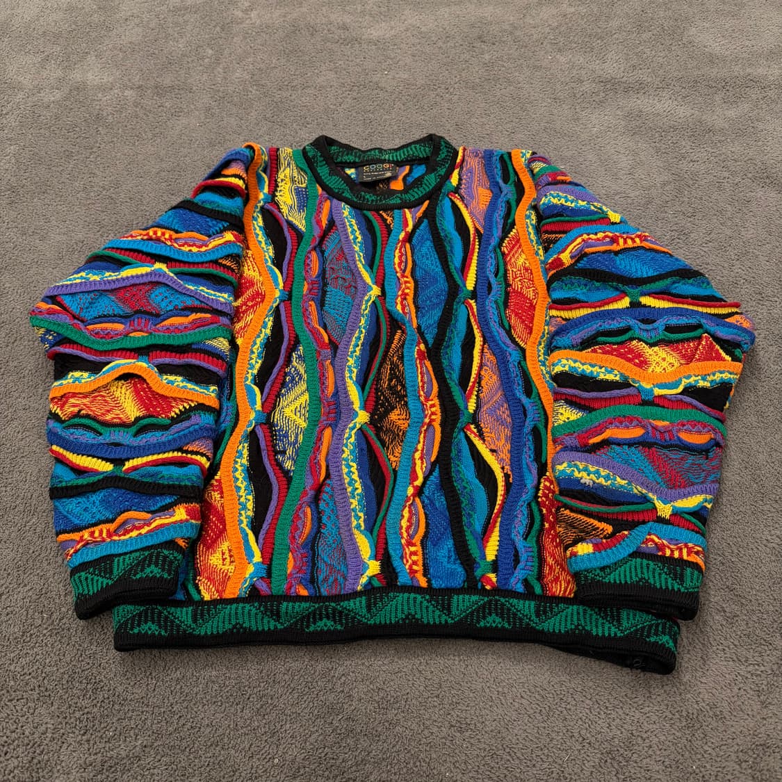 [ 정품/L ] 쿠지 빈티지 케이블 니트티 상품이미지2