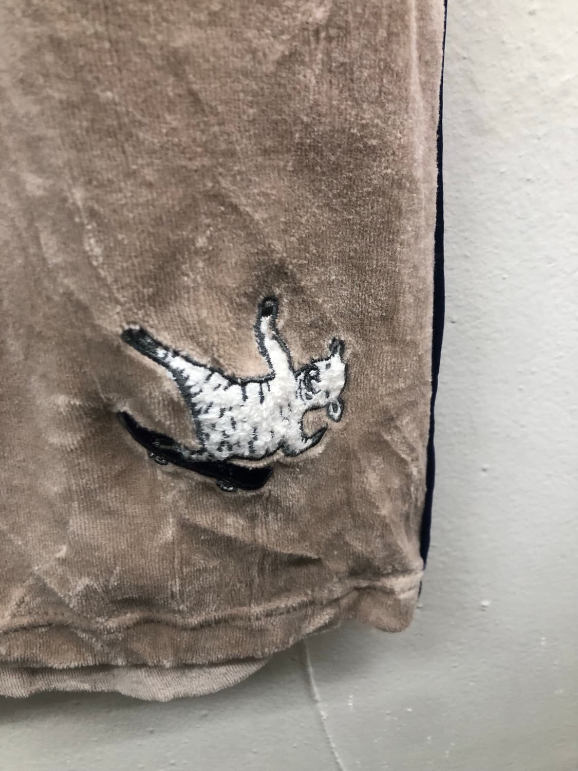 그라니프 lambchop skateboarding 벨벳 밴딩 스커트 상품이미지4