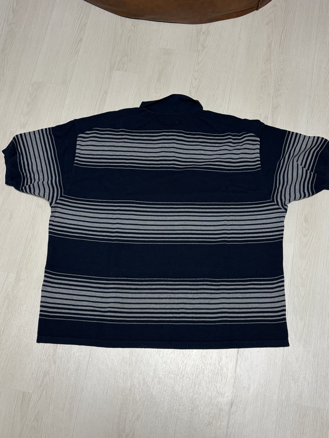 나나미카 폴로 스웨터 네이비 상품이미지2