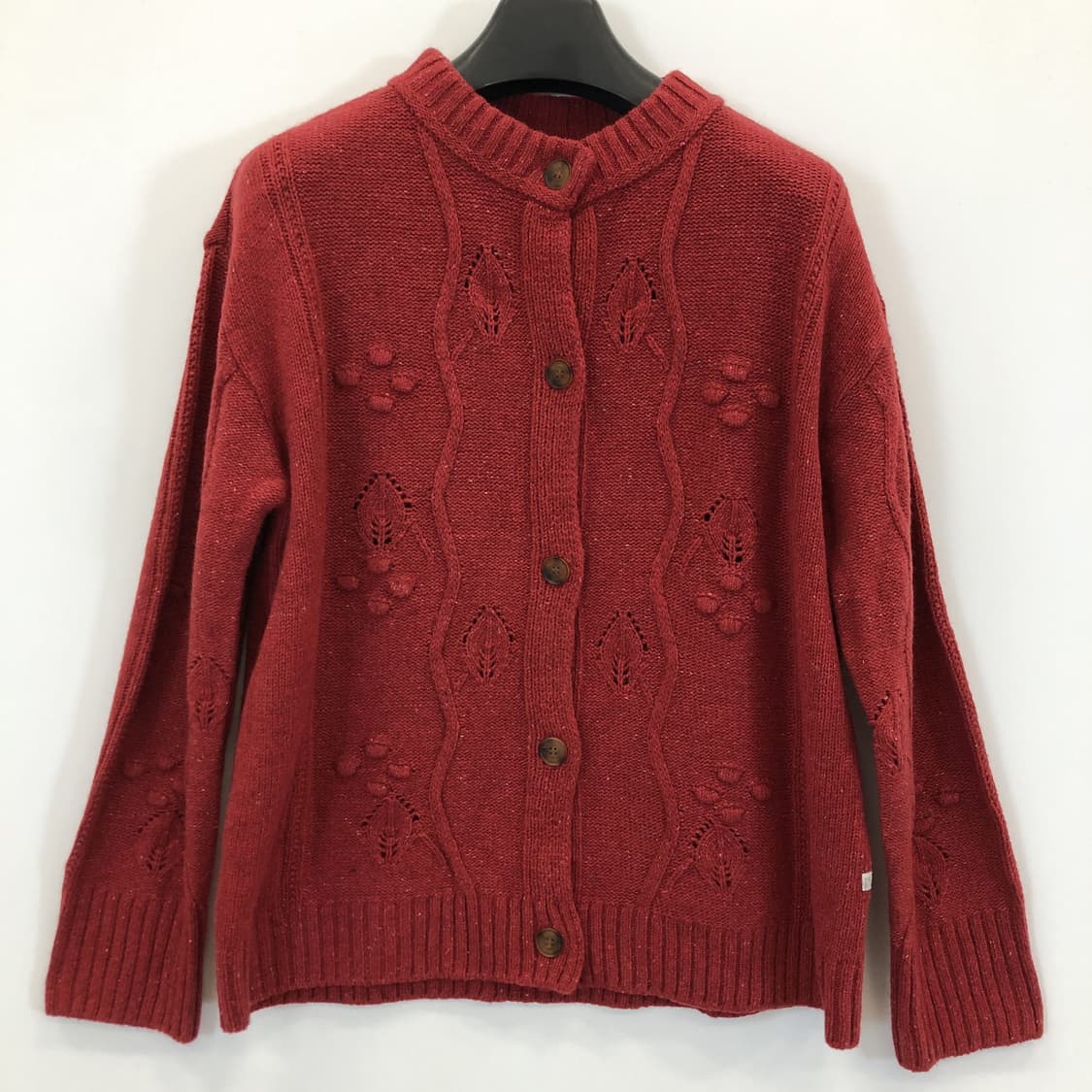 써스데이아일랜드 케이블 변형 니트가디건 M 상품이미지1