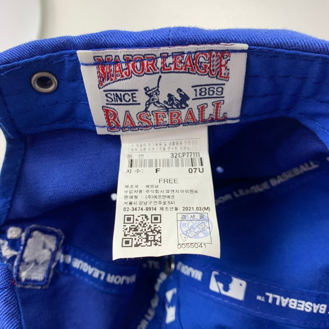 [OS/정품] MLB 엠엘비 LA 블루 남여공용 볼캡모자
 상품이미지5