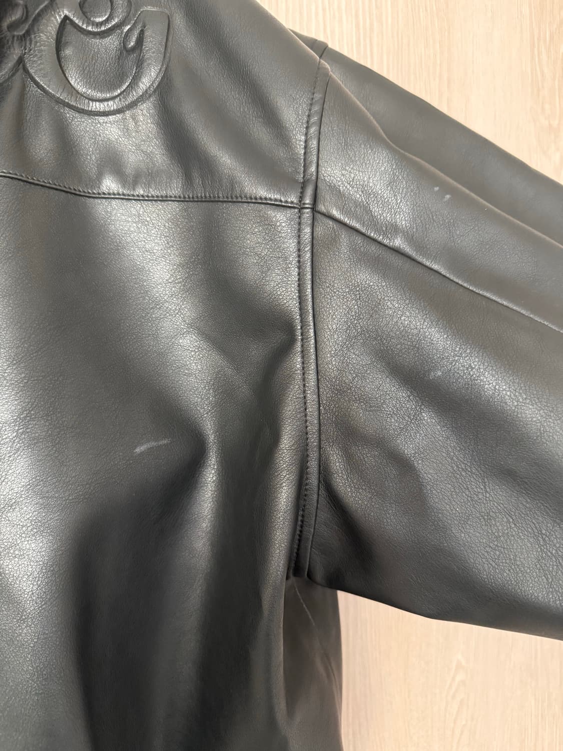 유희 레더 점퍼 가죽 자켓 상품이미지8