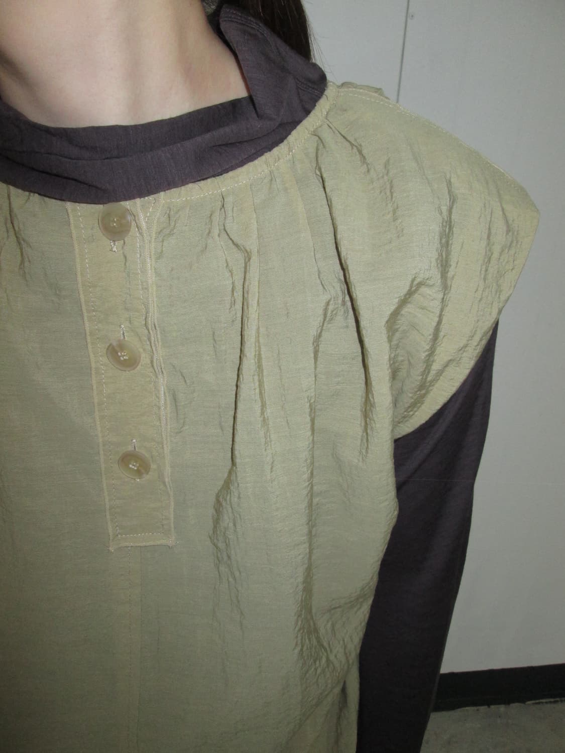 Vintage Mustard Blouse 상품이미지8