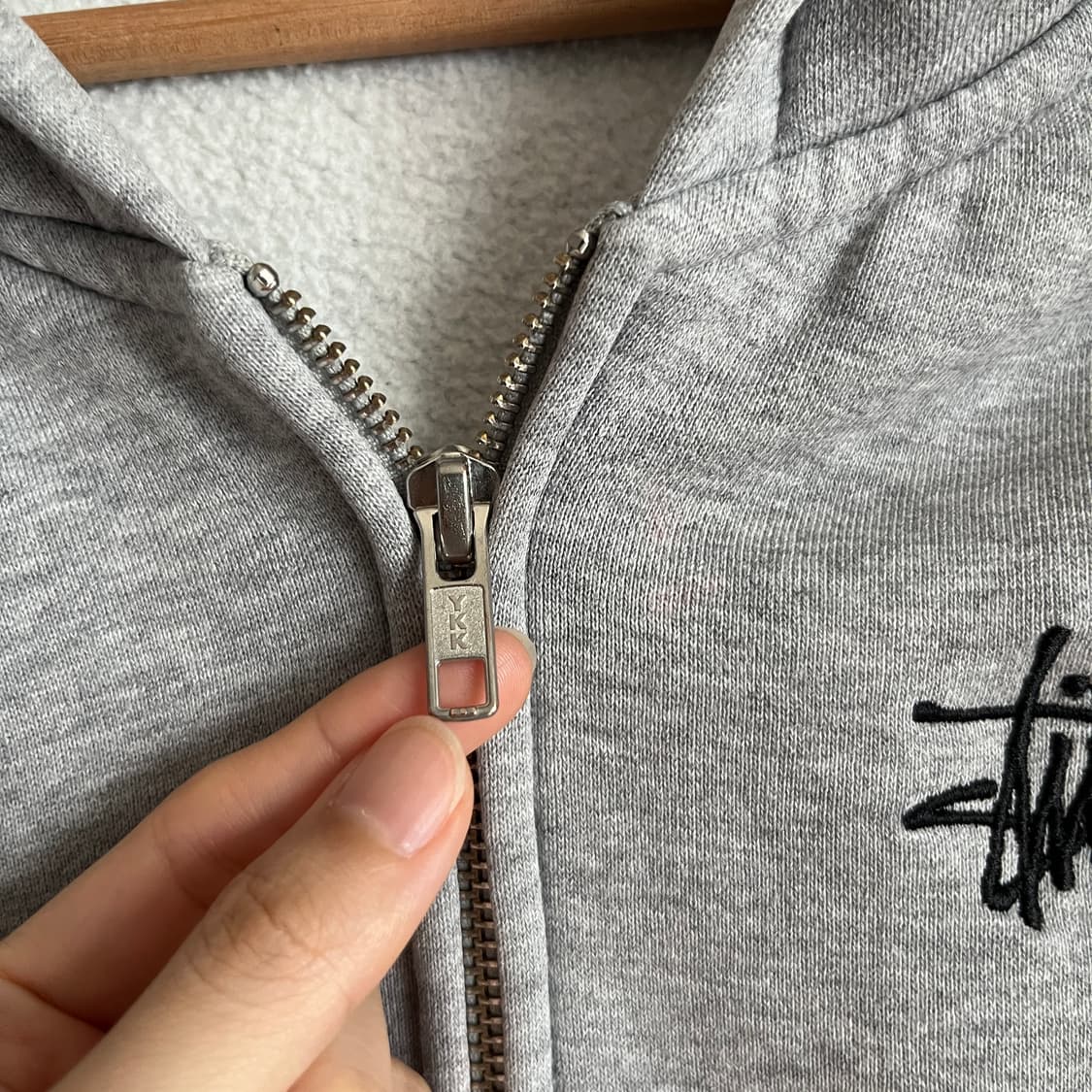 STUSSY Crown Hoodie zip-up 상품이미지4