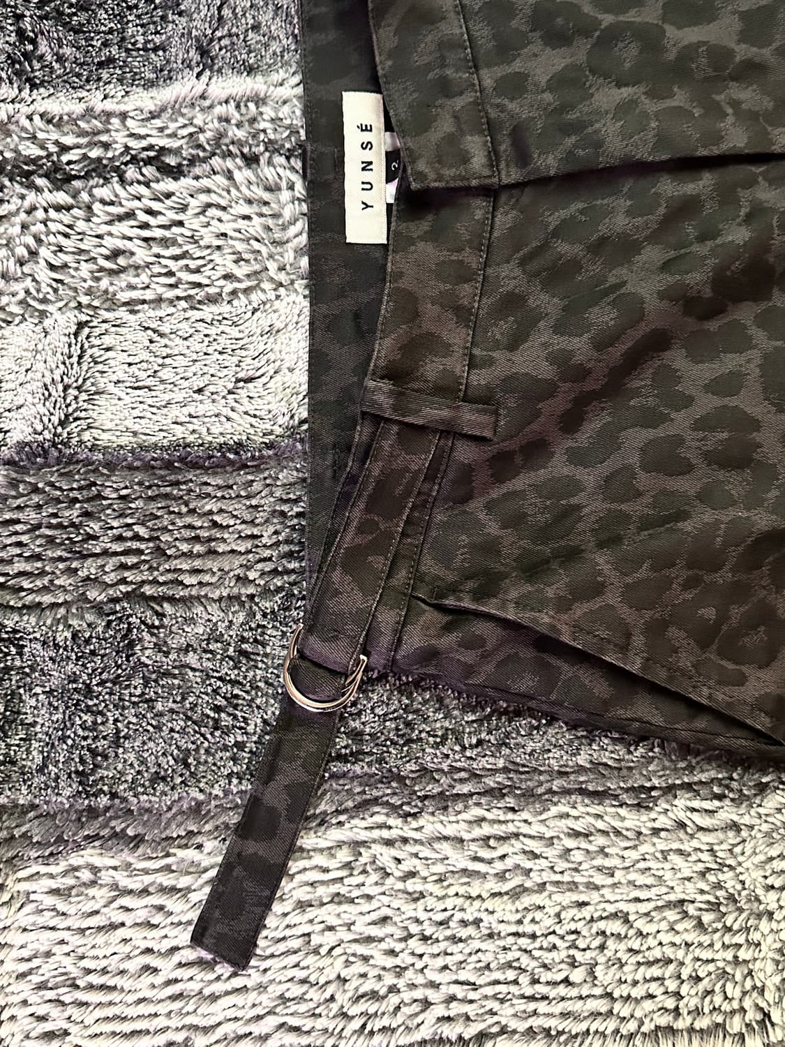 윤세 와이드 레오파드 팬츠 상품이미지2