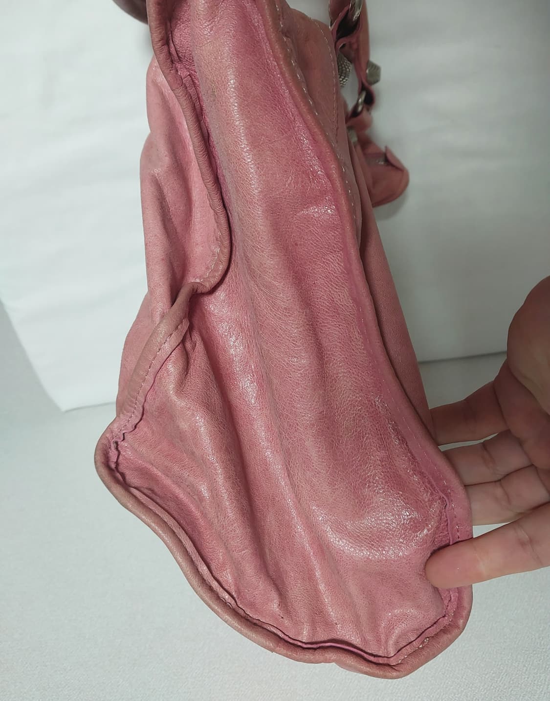 발렌시아가 모터백 시티백 핑크 상품이미지3