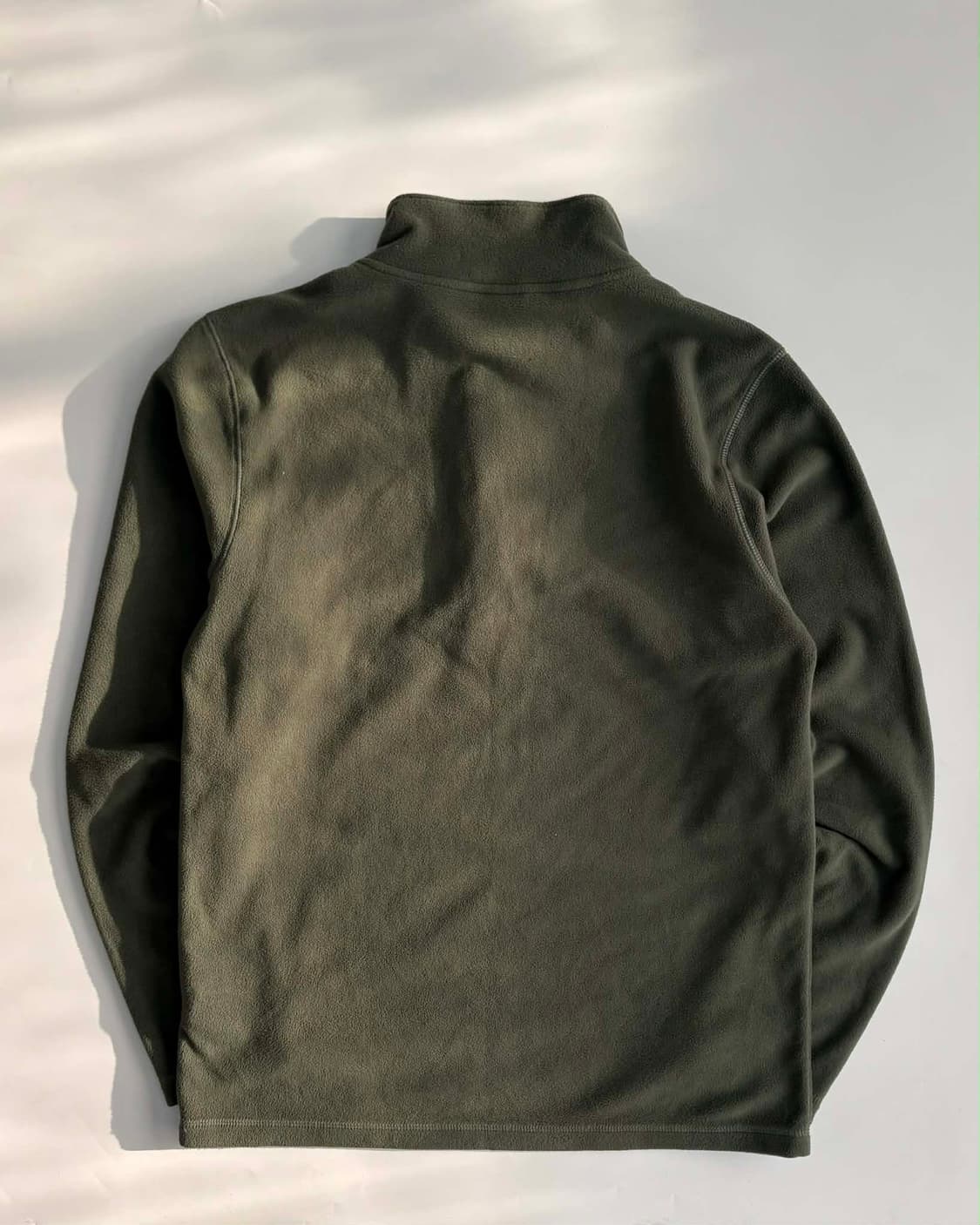 [S] 노스페이스 카키 플리스 하프집업 상품이미지2