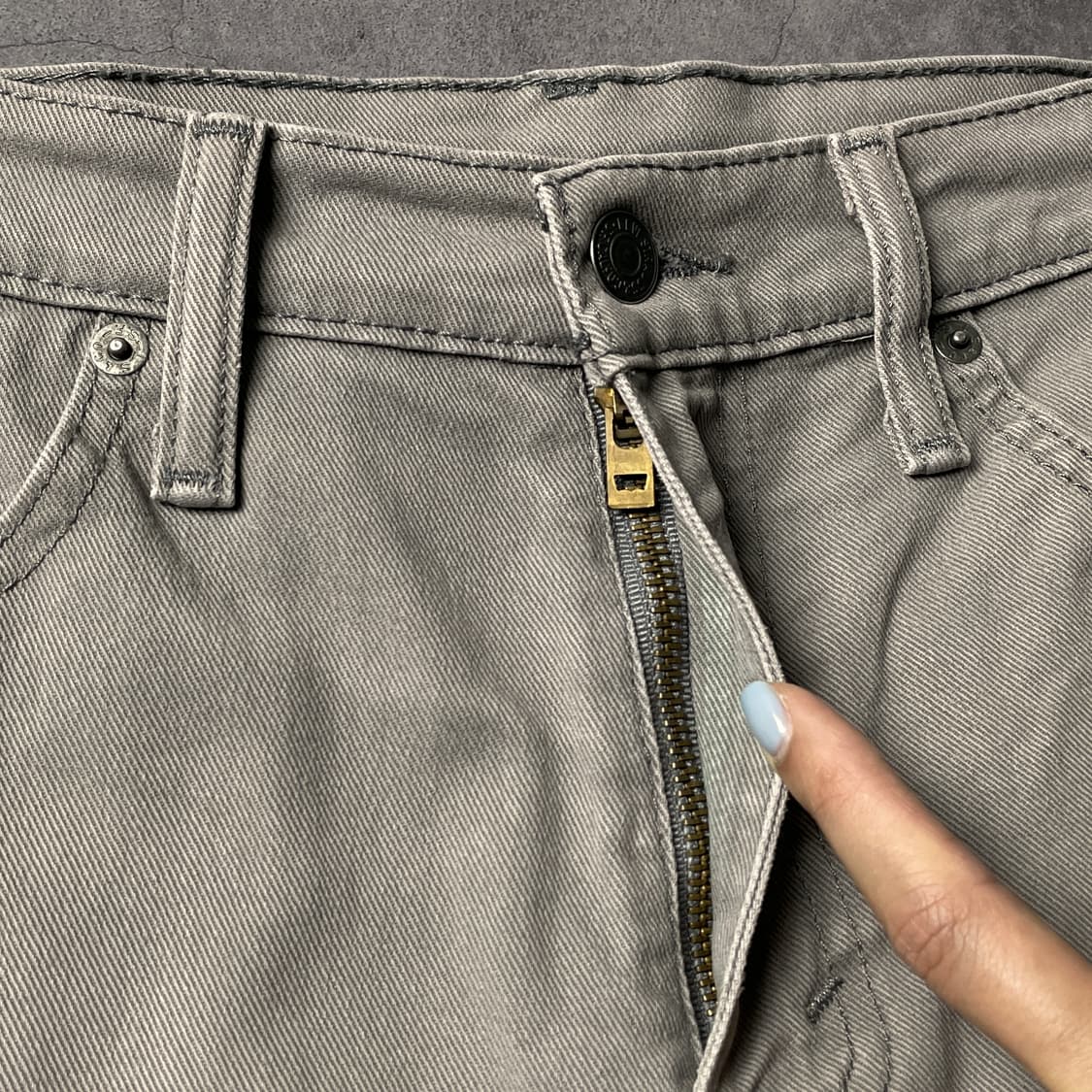 LEVI'S 리바이스511 라이트그레이 컷오프 하프팬츠 A01175 상품이미지3