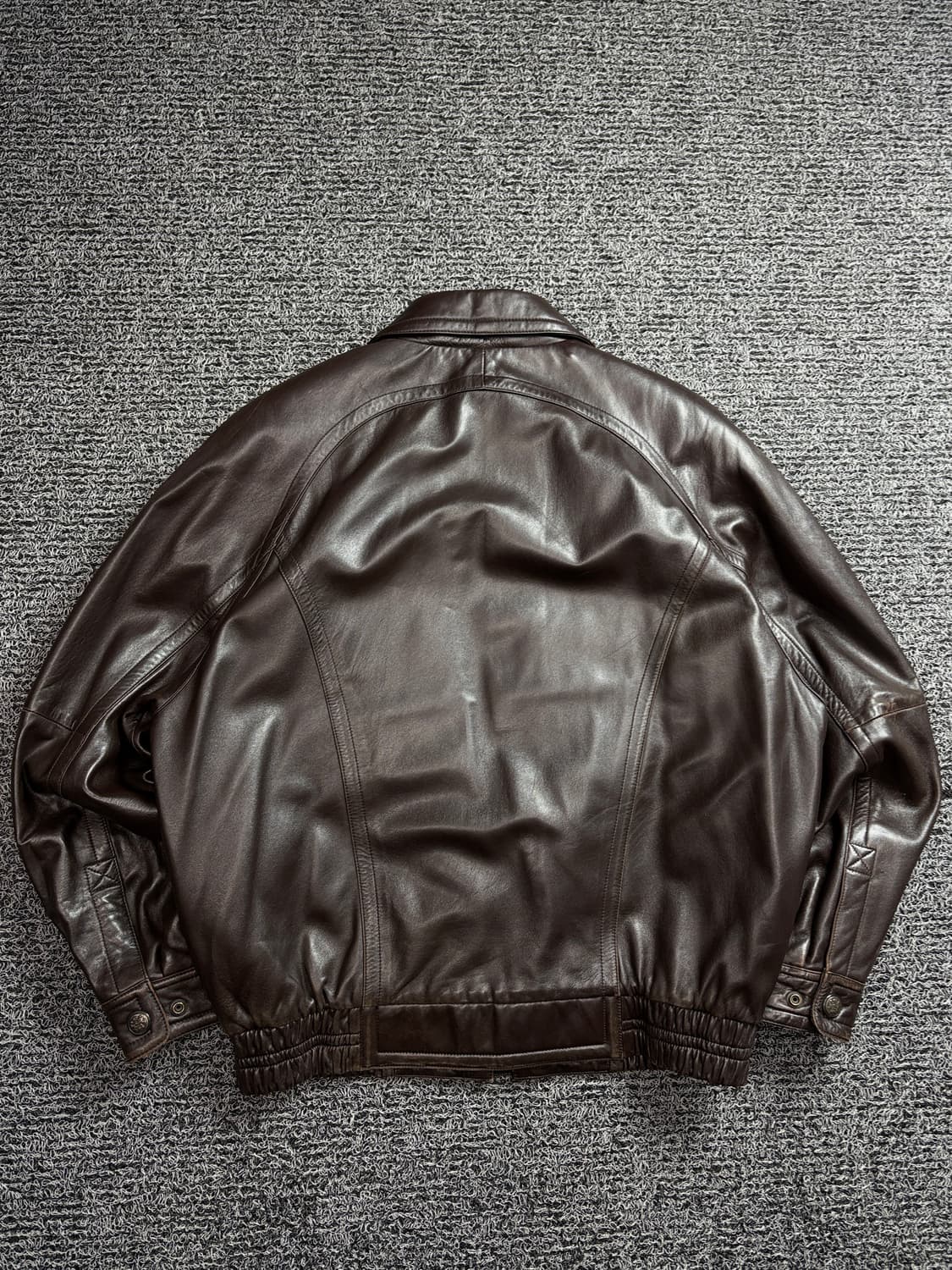 아카이브 빈티지 램스킨 A-2 레더 자켓 브라운 2102 상품이미지5