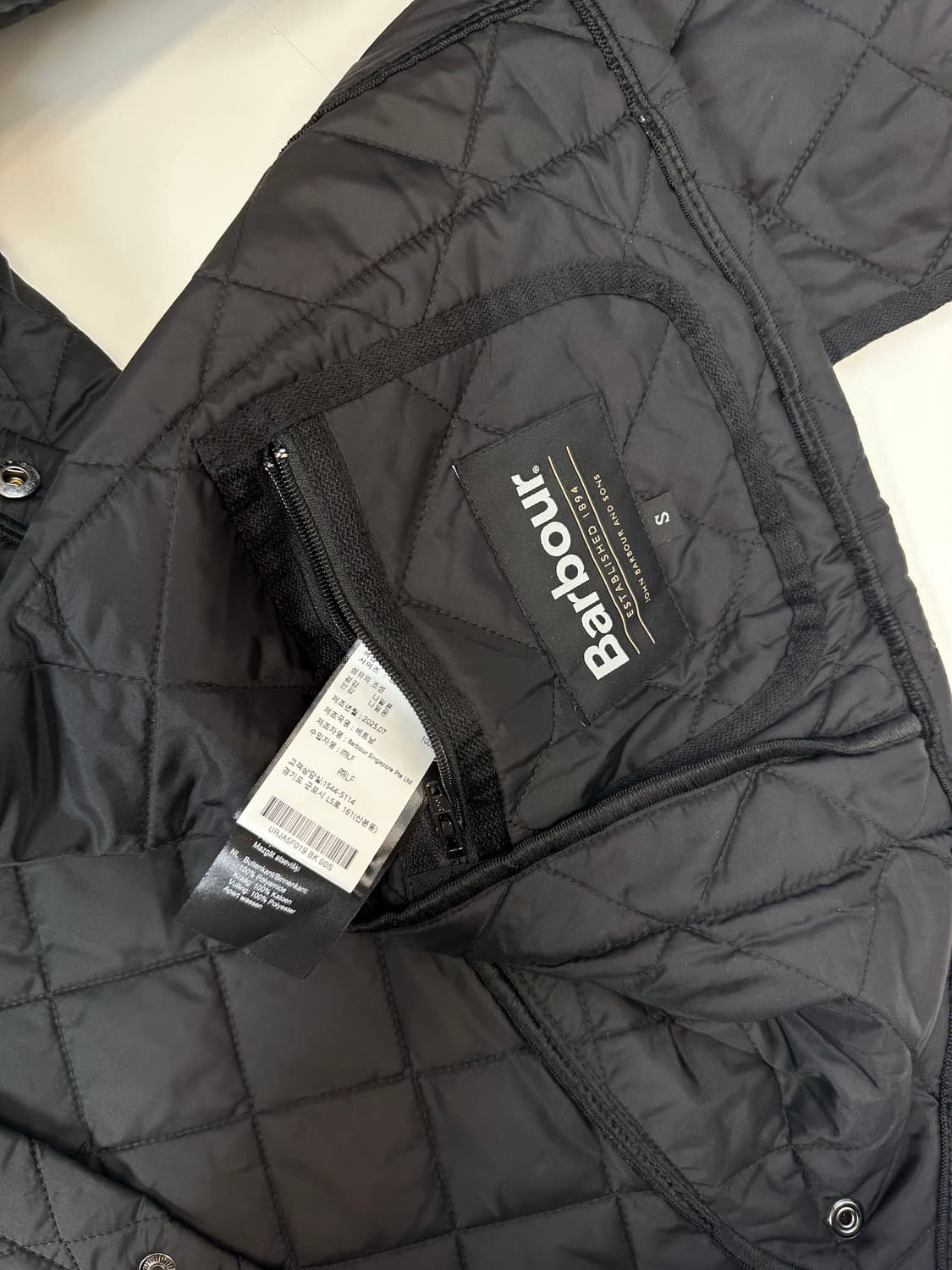 바버 헤리티지 퀼트 자켓 s 상품이미지4