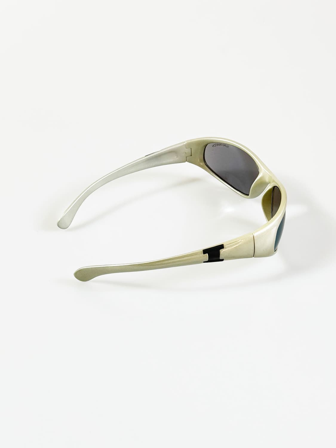 90s SUN WATCH 세미랩 펄 올리브 프레임 빈티지 선글라스 상품이미지4