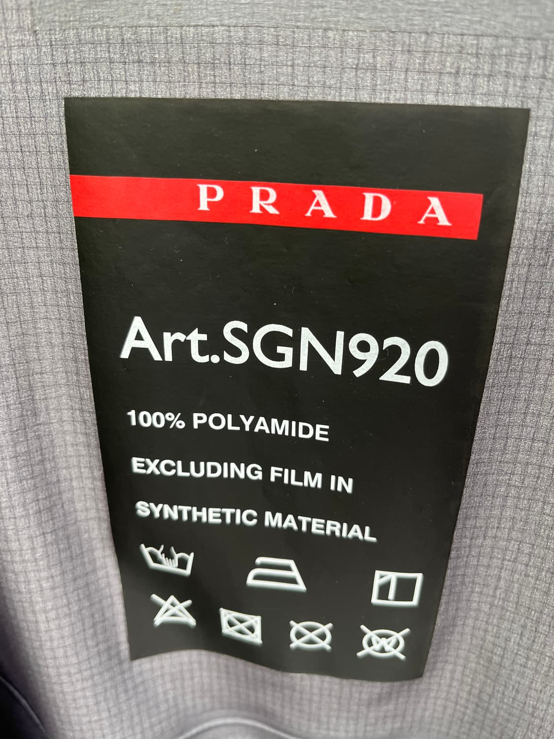 프라다 고어텍스 파카 블랙  상품이미지5