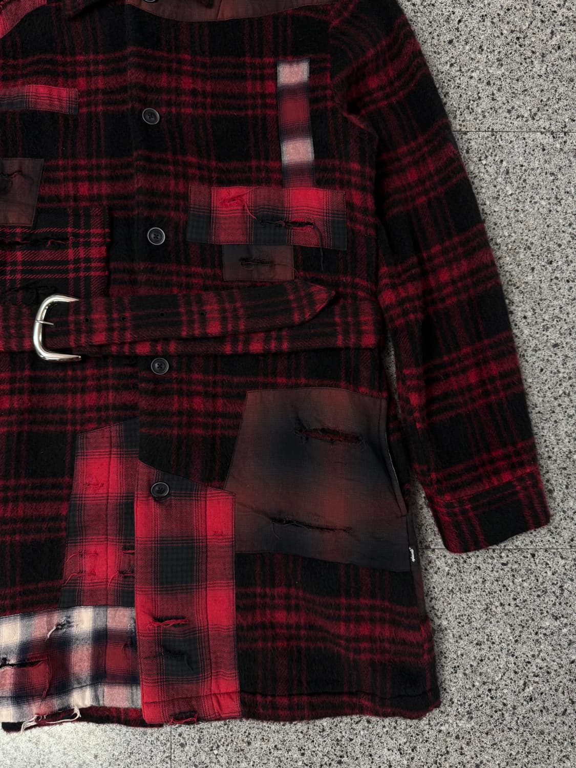 glamb punk belted half coat 상품이미지3
