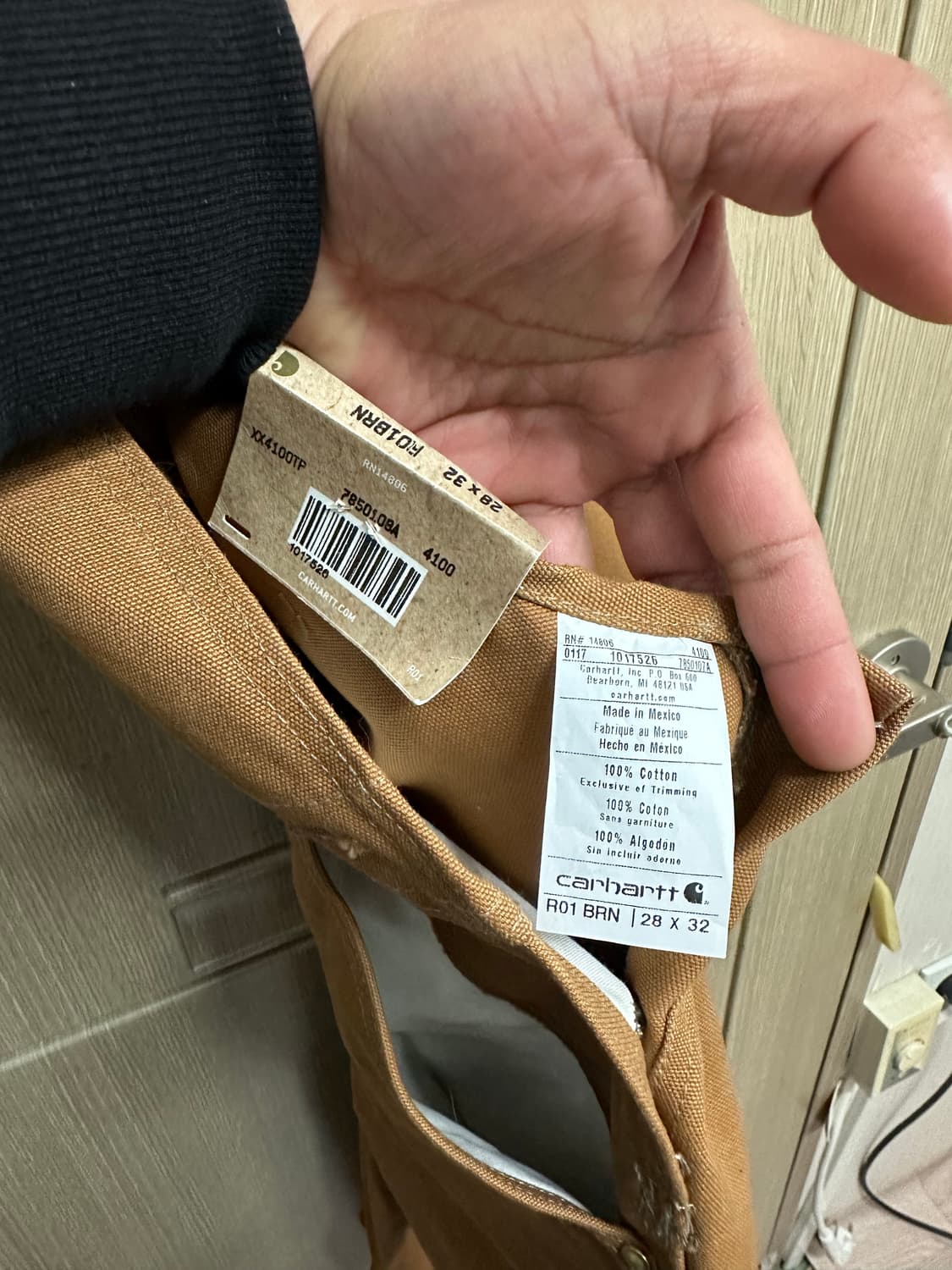 칼하트 멜빵바지 새상품 28x32 상품이미지8