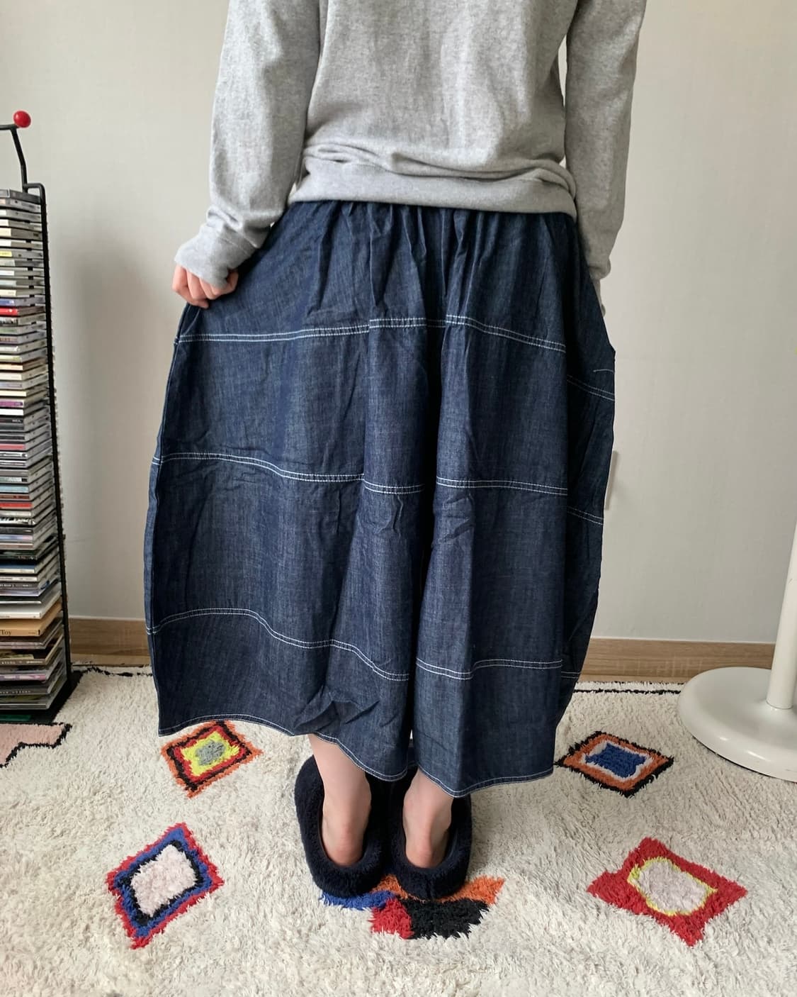 denim culotte pants 상품이미지10