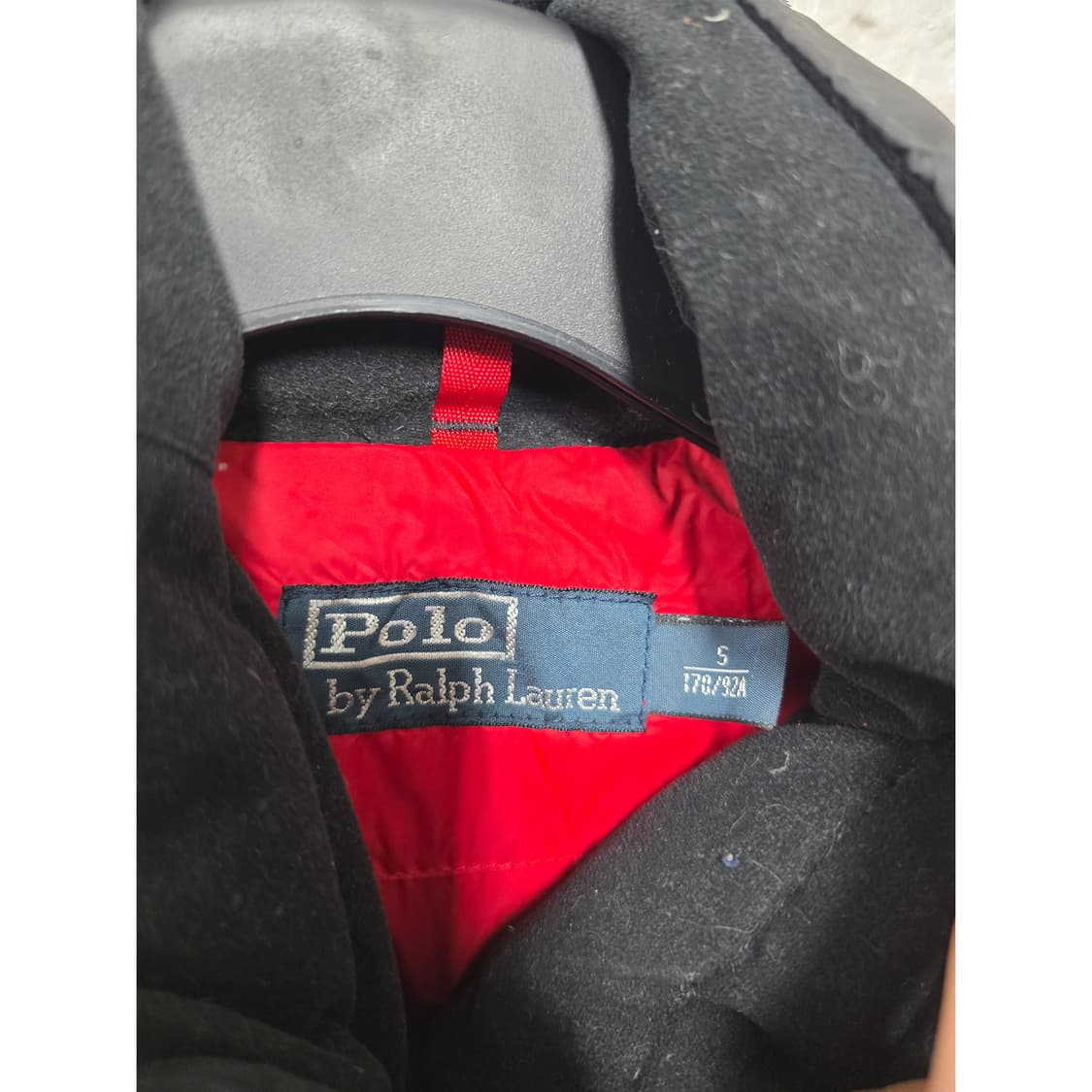 택포// 폴로 랄프로렌 빅포니 성조기 눕시 패딩 M 상품이미지2