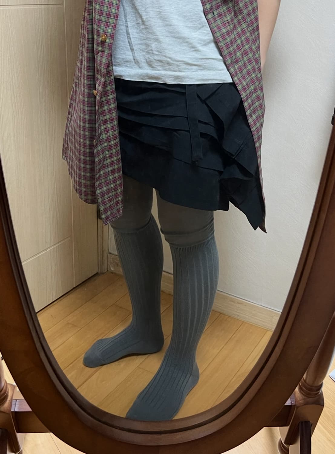 (M) Comme des Garcons wrap skirt 상품이미지6