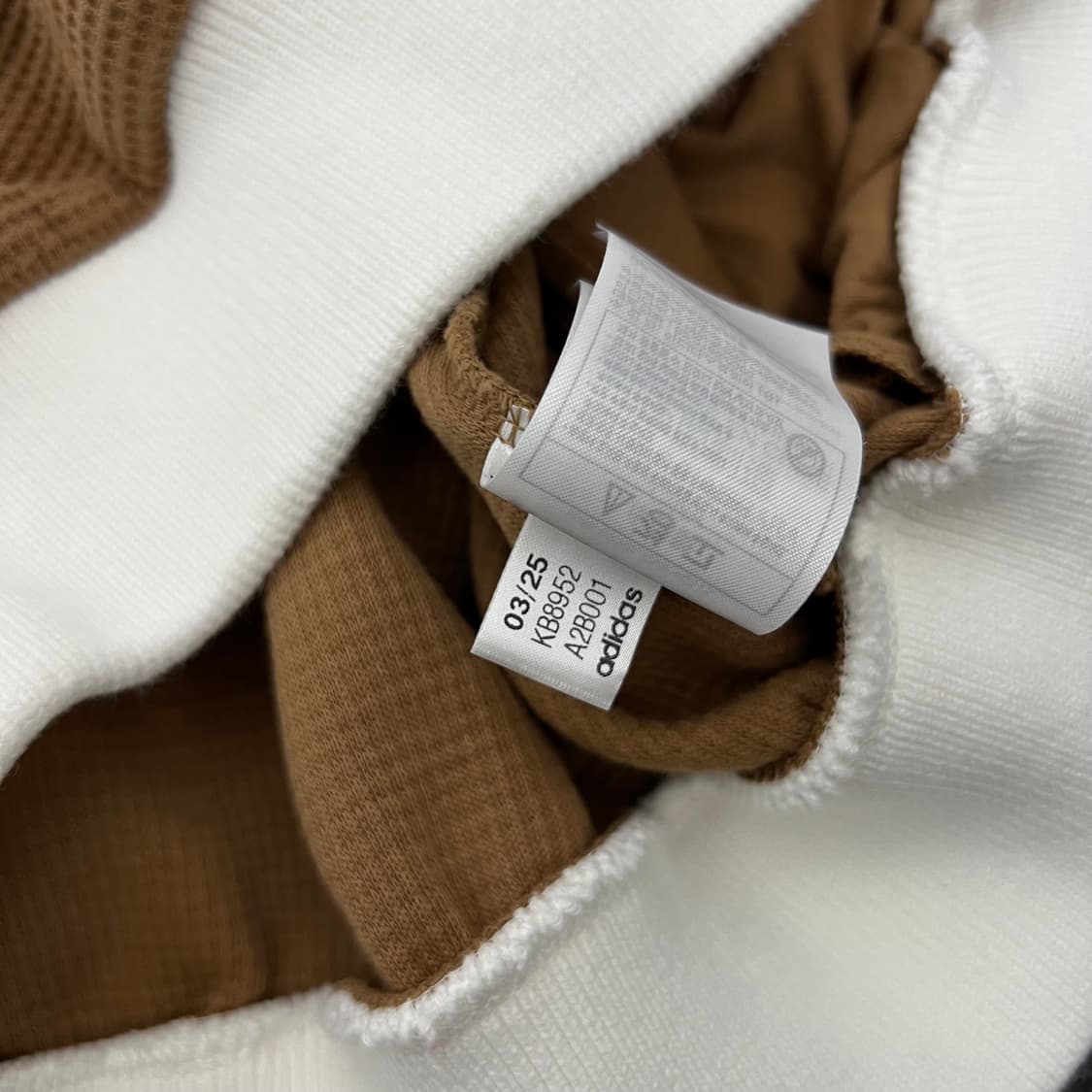 아디다스 삼선 오리지널 와플 트랙탑 져지 화이트 브라운 상품이미지8