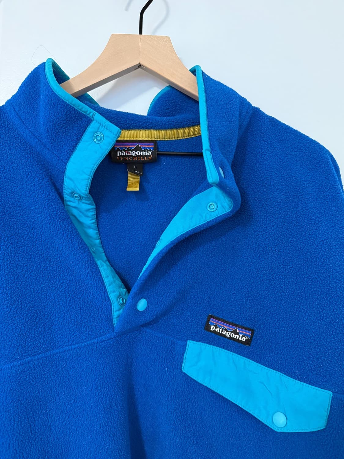 20s 파타고니아 신칠라 스냅-T 블루/스카이블루 상품이미지2