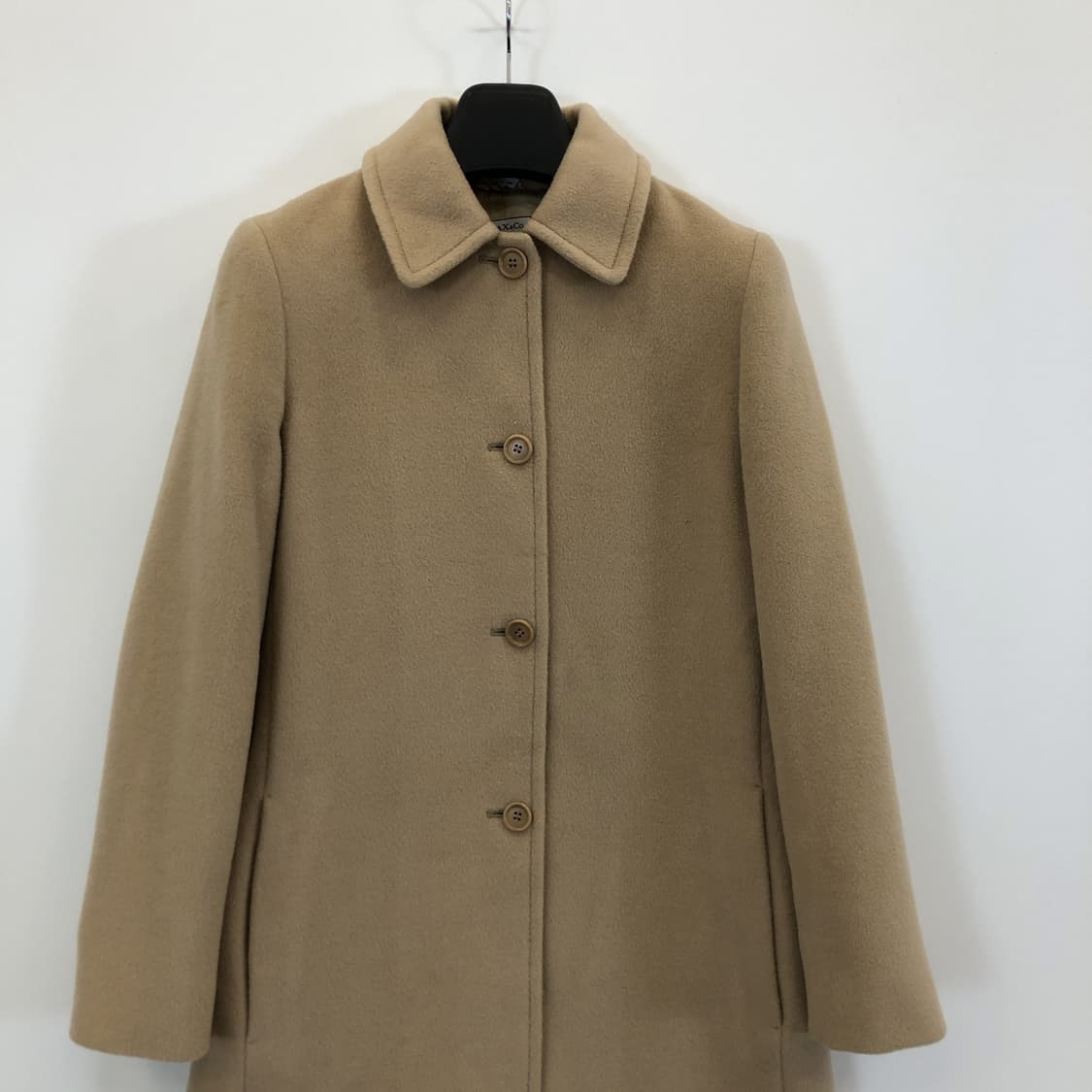 막스마라 막스앤코 캐시미어 카멜베이지코트 55  상품이미지3