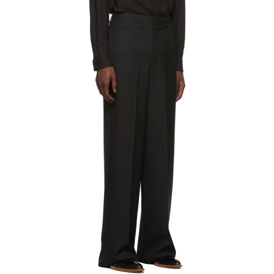 르메르 19FW 와이드 레그 팬츠 블랙 48 상품이미지2