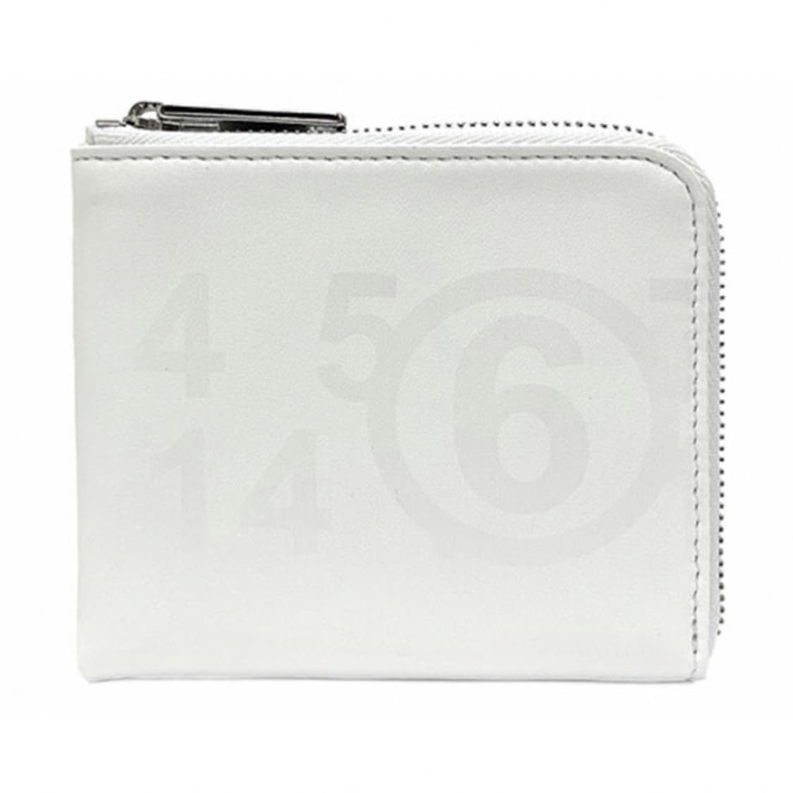 메종마르지엘라 화이트 MM6로고 코인 지퍼 상품이미지2