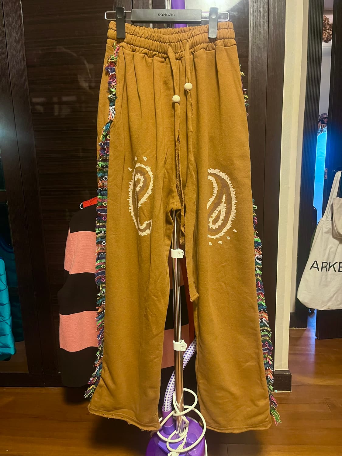 [남성free]에씰미 페이즐리 팬츠 상품이미지1