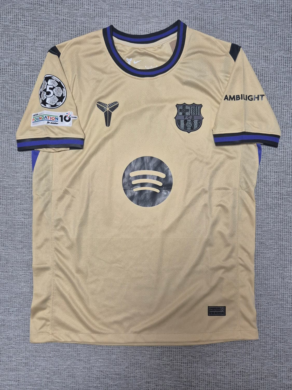 25-26 바르셀로나 어웨이 페드리 유니폼 M 레플리카(하자있음) 상품이미지3