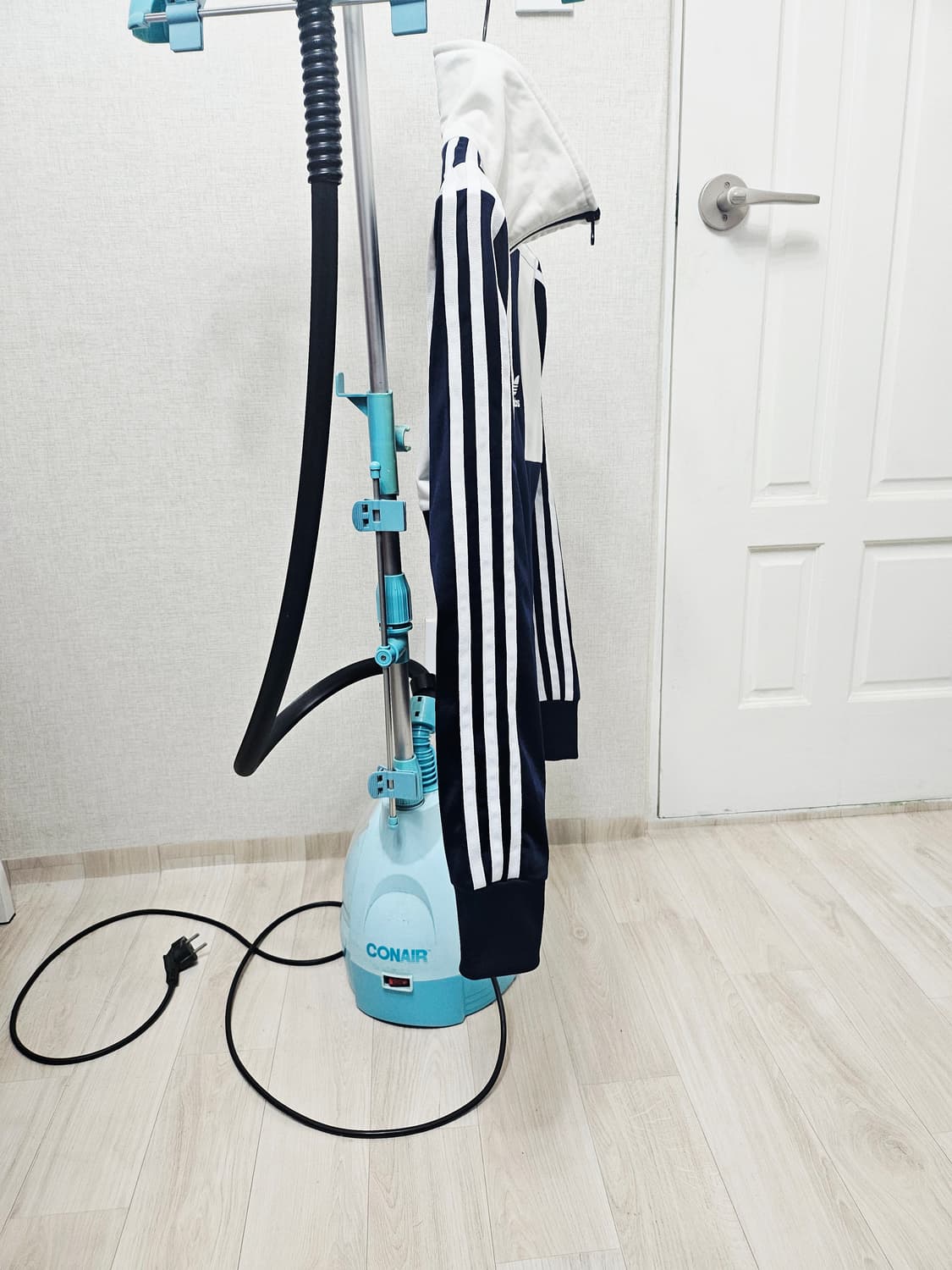 (95)M☆우주매물☆ 아디다스 파이어버드 설윤[화이트네이비]트랙탑져지 상품이미지6