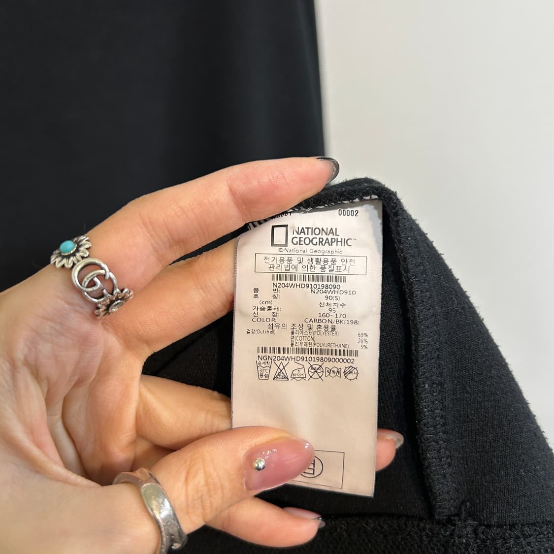 내셔널지오그래픽 여성 약기모 후드 오버핏 상품이미지4