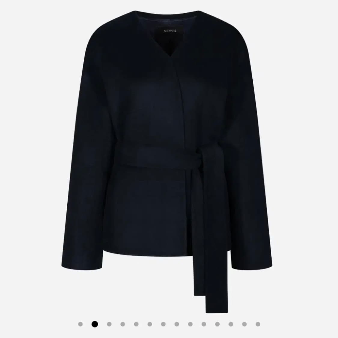 메비 이안 하프코트 블루뉘 상품이미지1