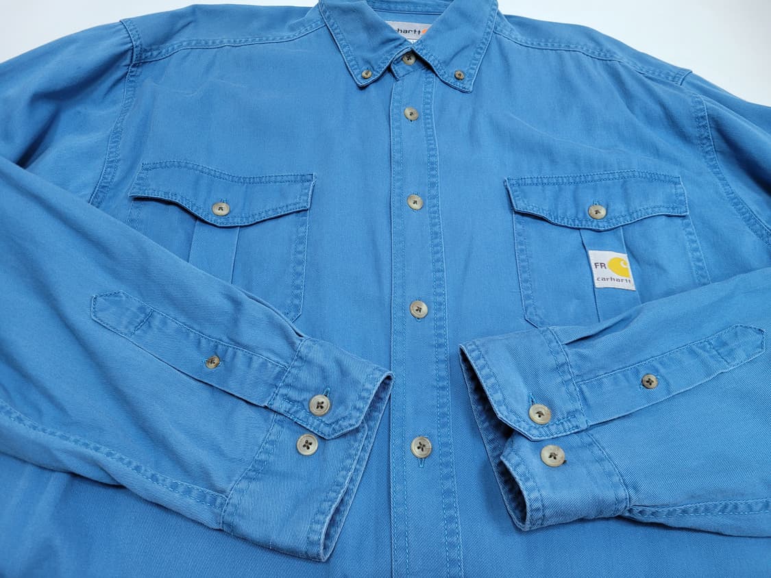carhartt 칼하트 FR 워크 셔츠 / 남 34 스카이 블루
 상품이미지4