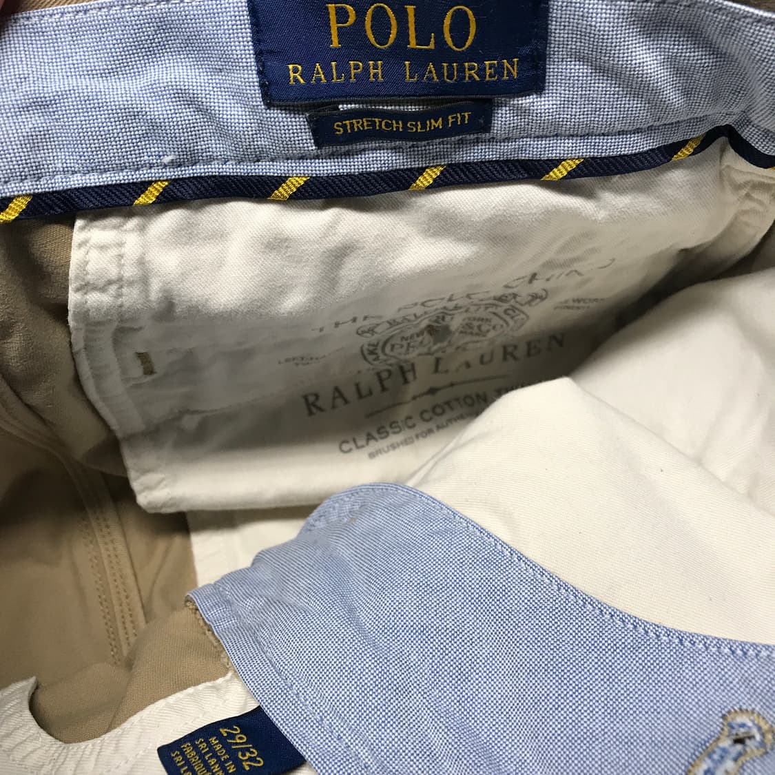 폴로 랄프로렌 스컬 자수 치노 팬츠 베이지 29/32 상품이미지5