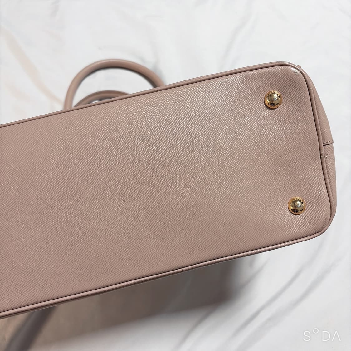 프라다 사파이노 핑크 토트백 (크로스끈X) 상품이미지3