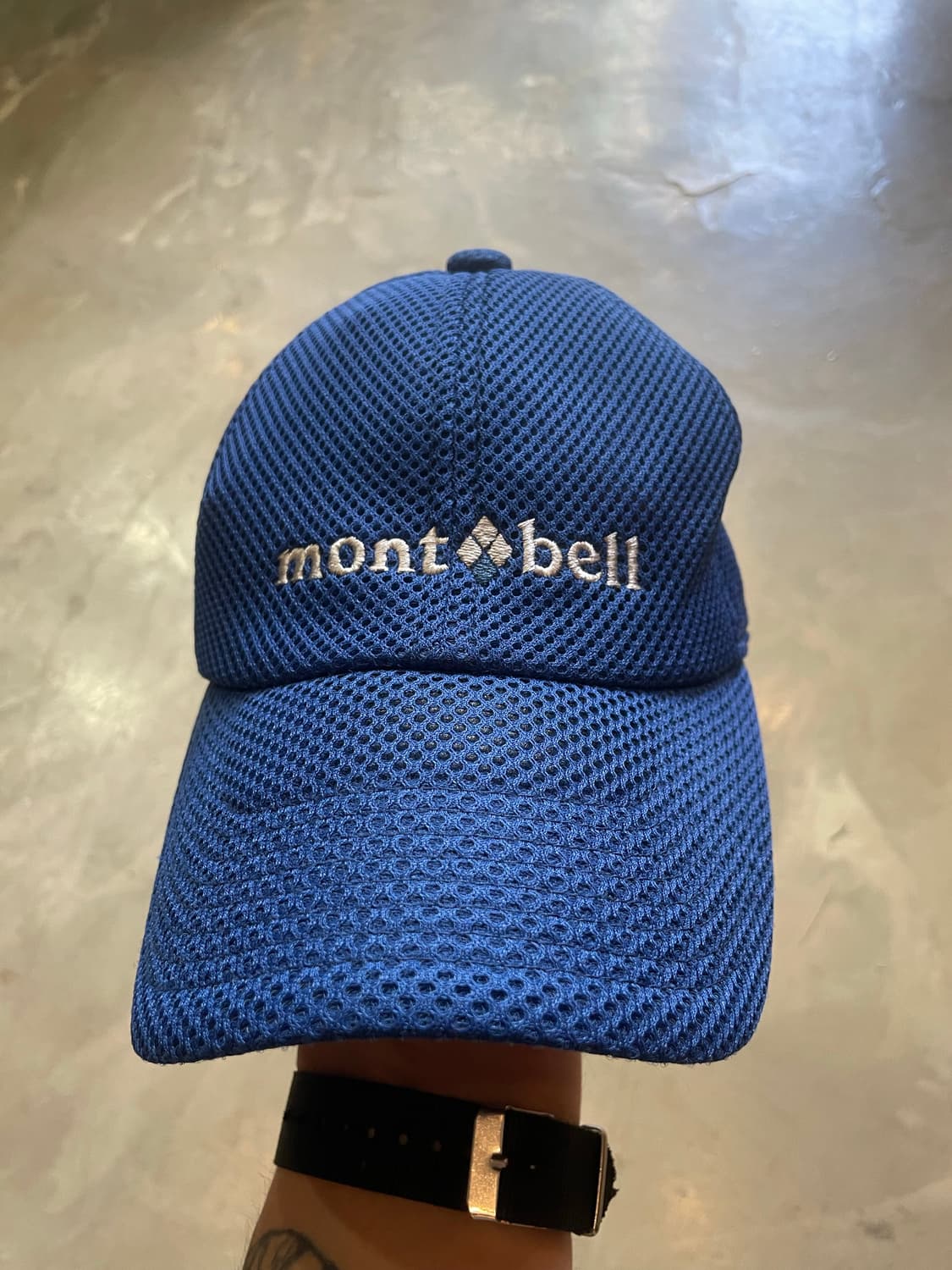 몽벨 고프코어 메쉬 캡 블루 상품이미지2