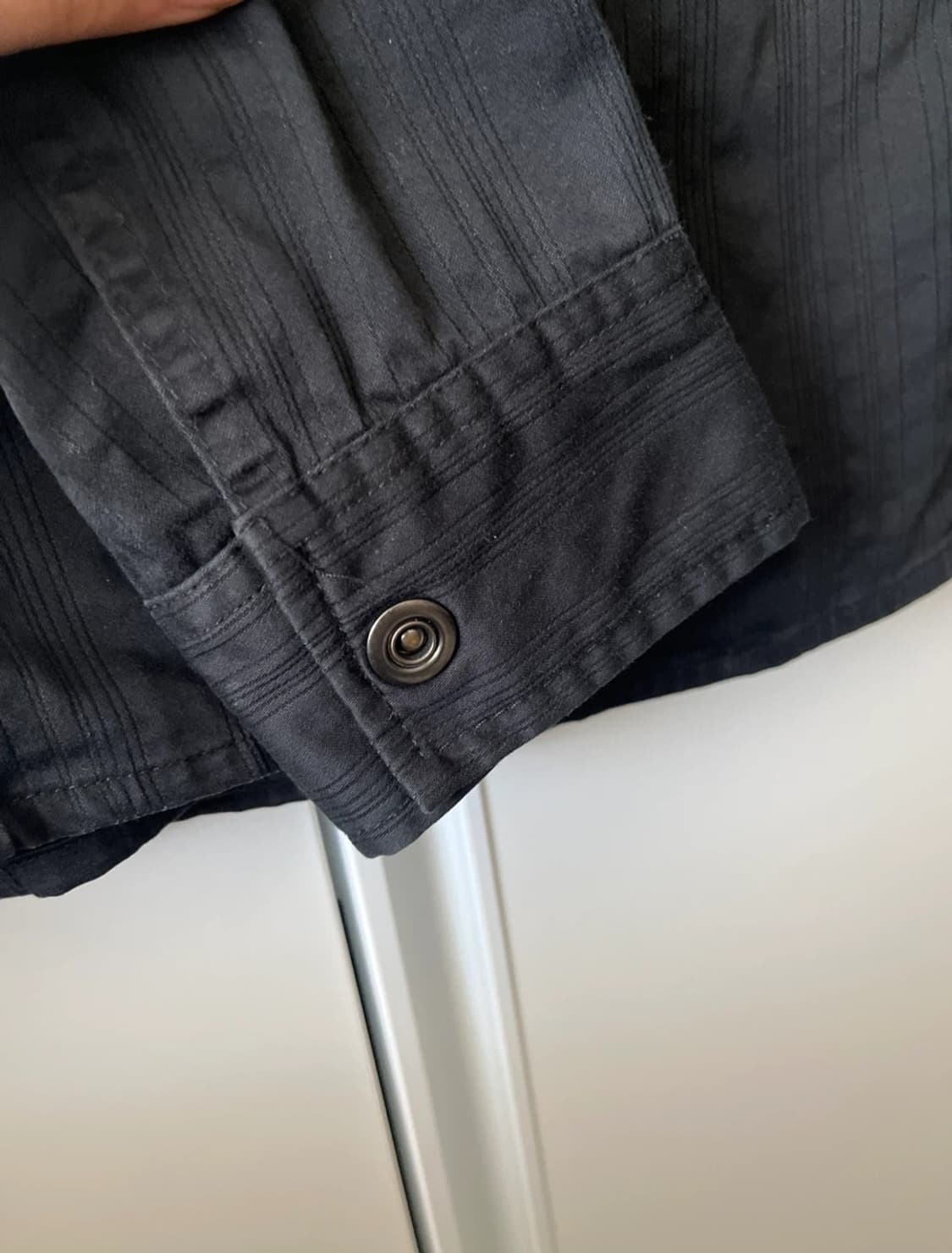 빈티지 포켓 셔츠 자켓 블랙  상품이미지5