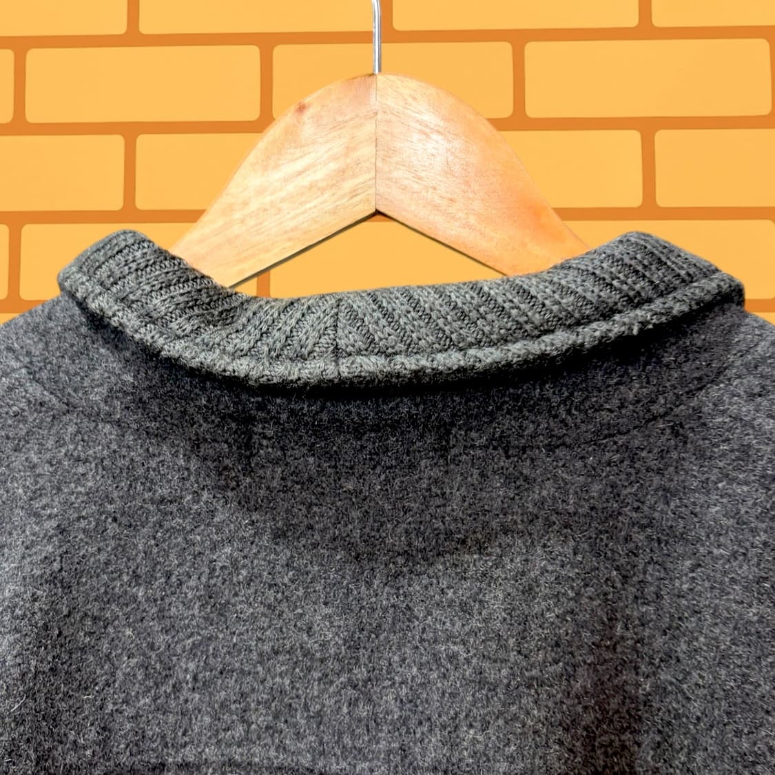 구텐 모르겐 숄카라 모헤어 가디건 (XL) 상품이미지7