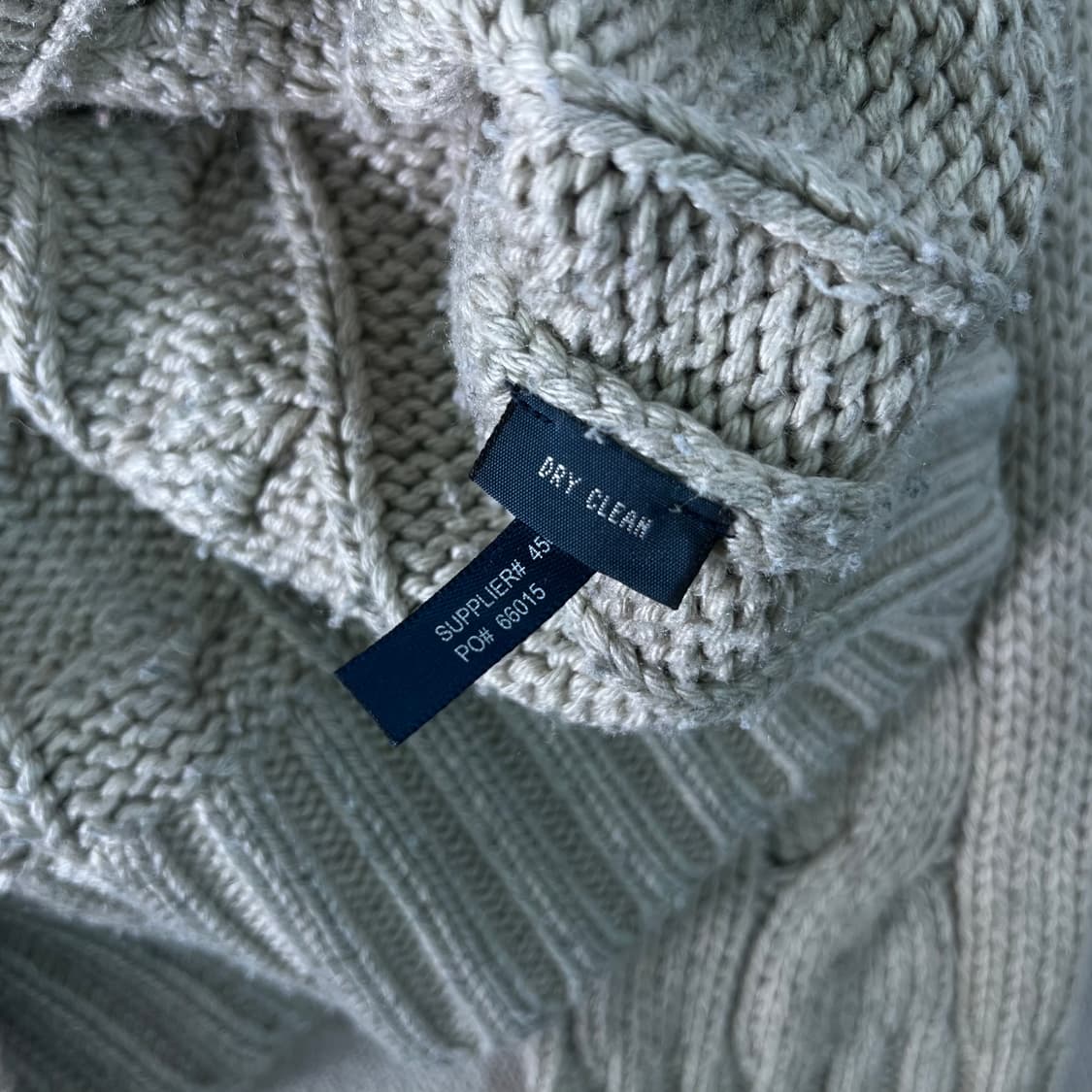 100 폴로 랄프로렌 실크 꽈배기 니트 상품이미지4