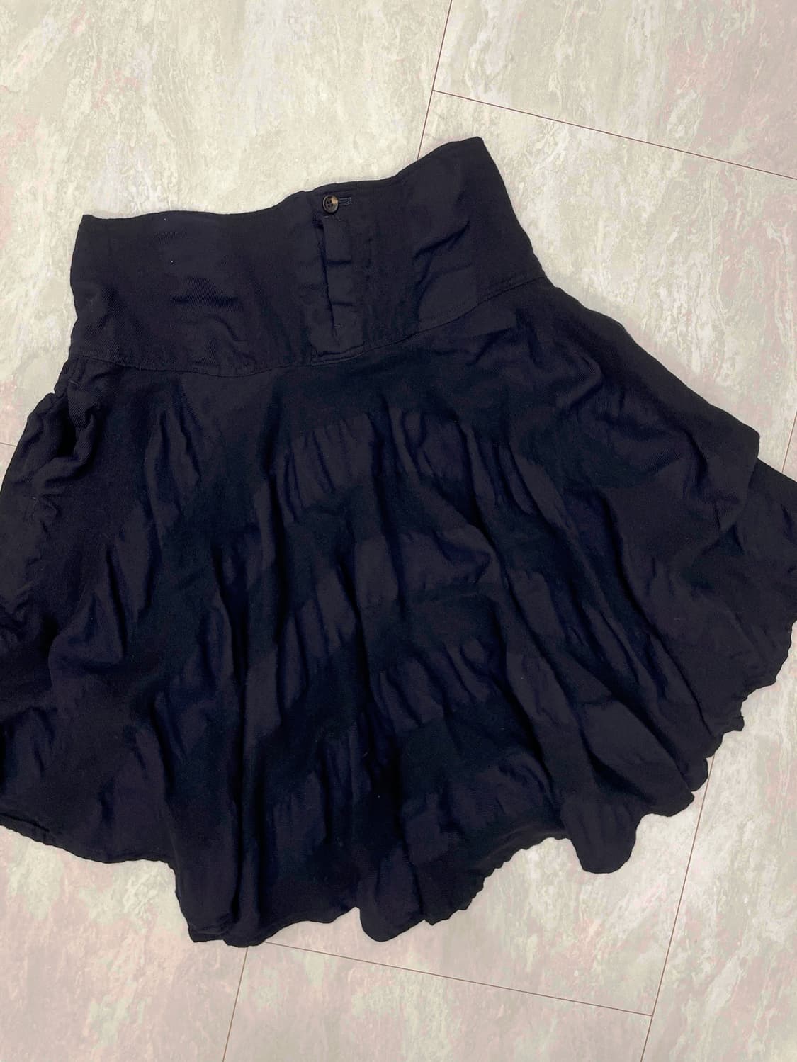 Y’s 요지야마모토 셔링 언발 스커트 상품이미지2