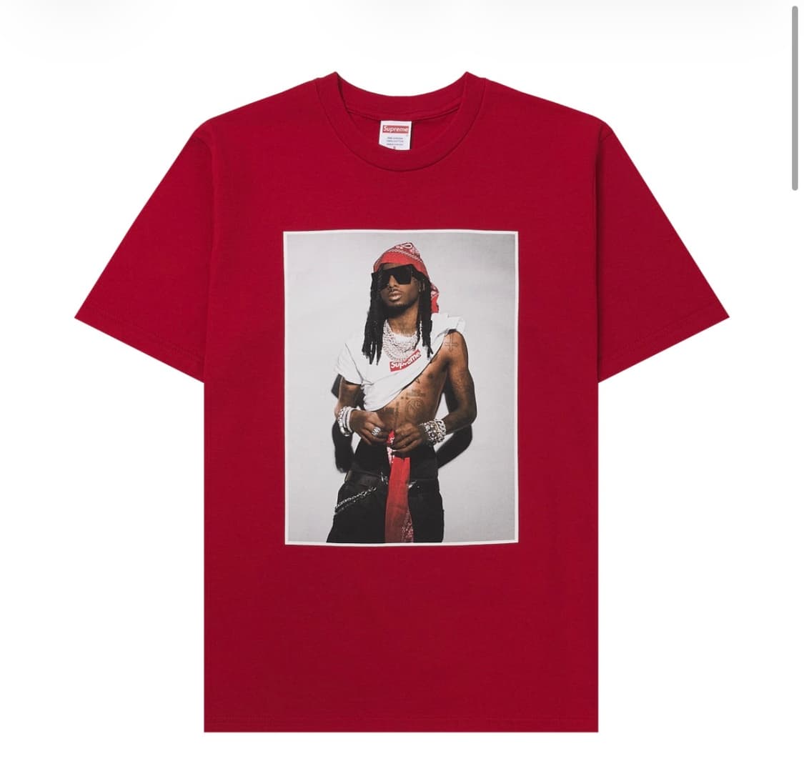 슈프림 플레이보이카티 포토티 레드 XL 상품이미지1