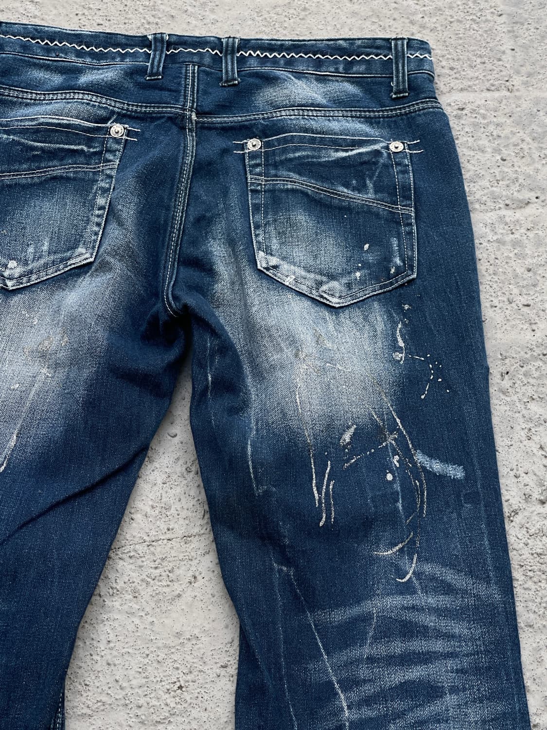 F&b painting cutting denim jean 상품이미지7